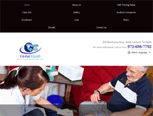 Tablet Screenshot of ceglobalhealth.com